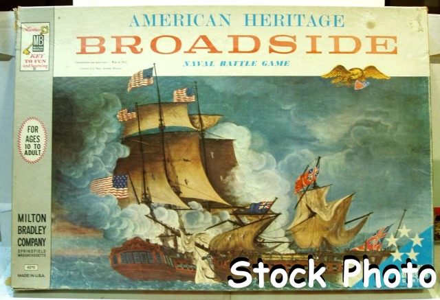 American Heritage, Broadside Board Game © 1962, Milton Bradley #4270